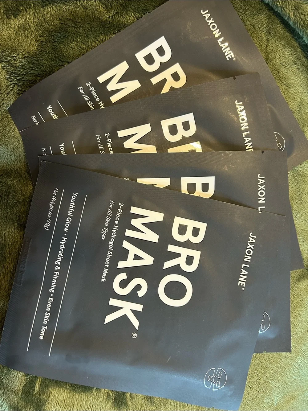 Jaxon Lane BRO MASK 2-Piece Hydrogel Sheet Mask - Black